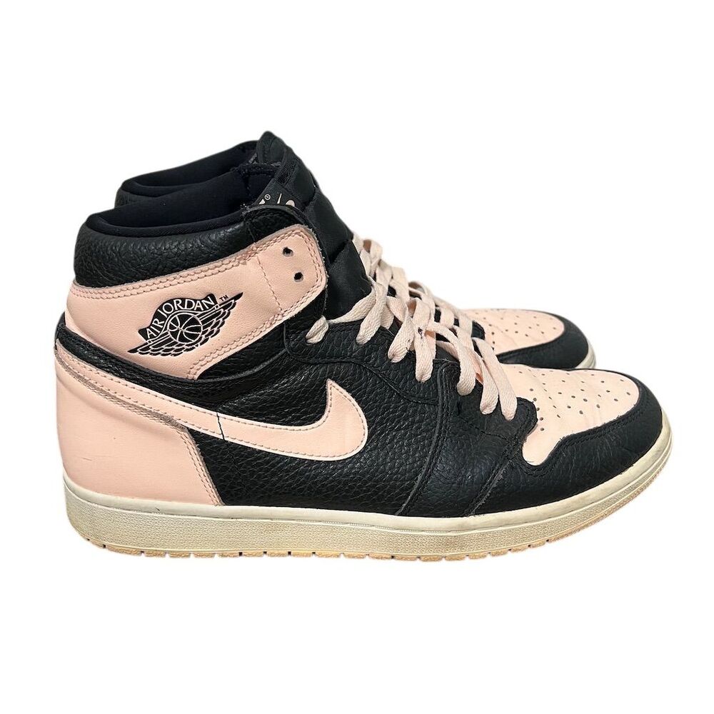 Air Jordan 1 Retro High OG Men's Black Crimson Tint Size 11.5 Sneakers